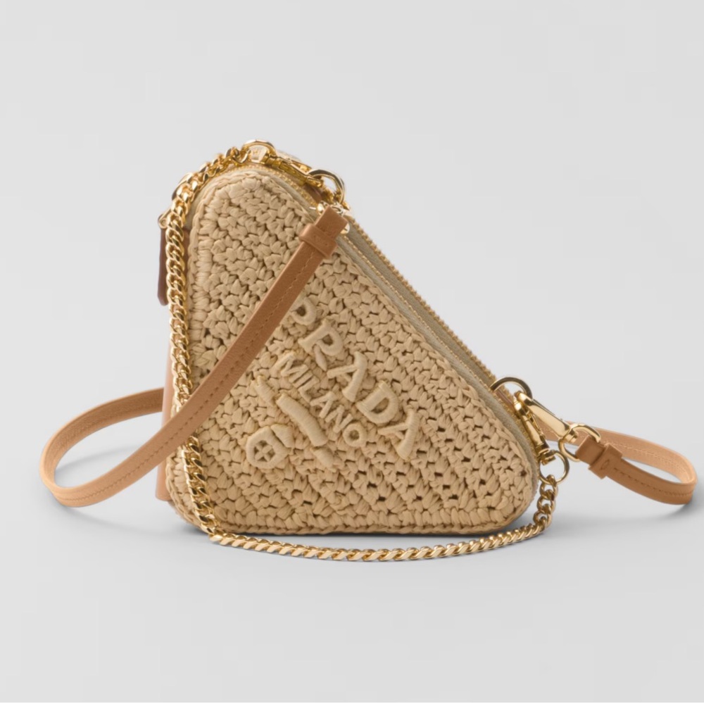 PRADA Crochet Mini Pouch- Like New!